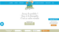Desktop Screenshot of campinglajaougotte.com